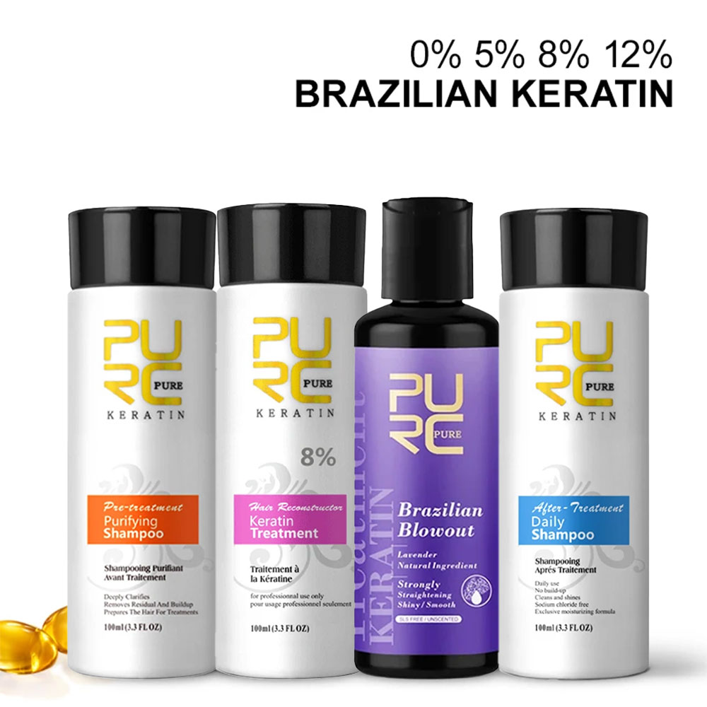 Hair Care Keratin Treatment - PURC Keratin Treatment Shampoo Conditioner Hair