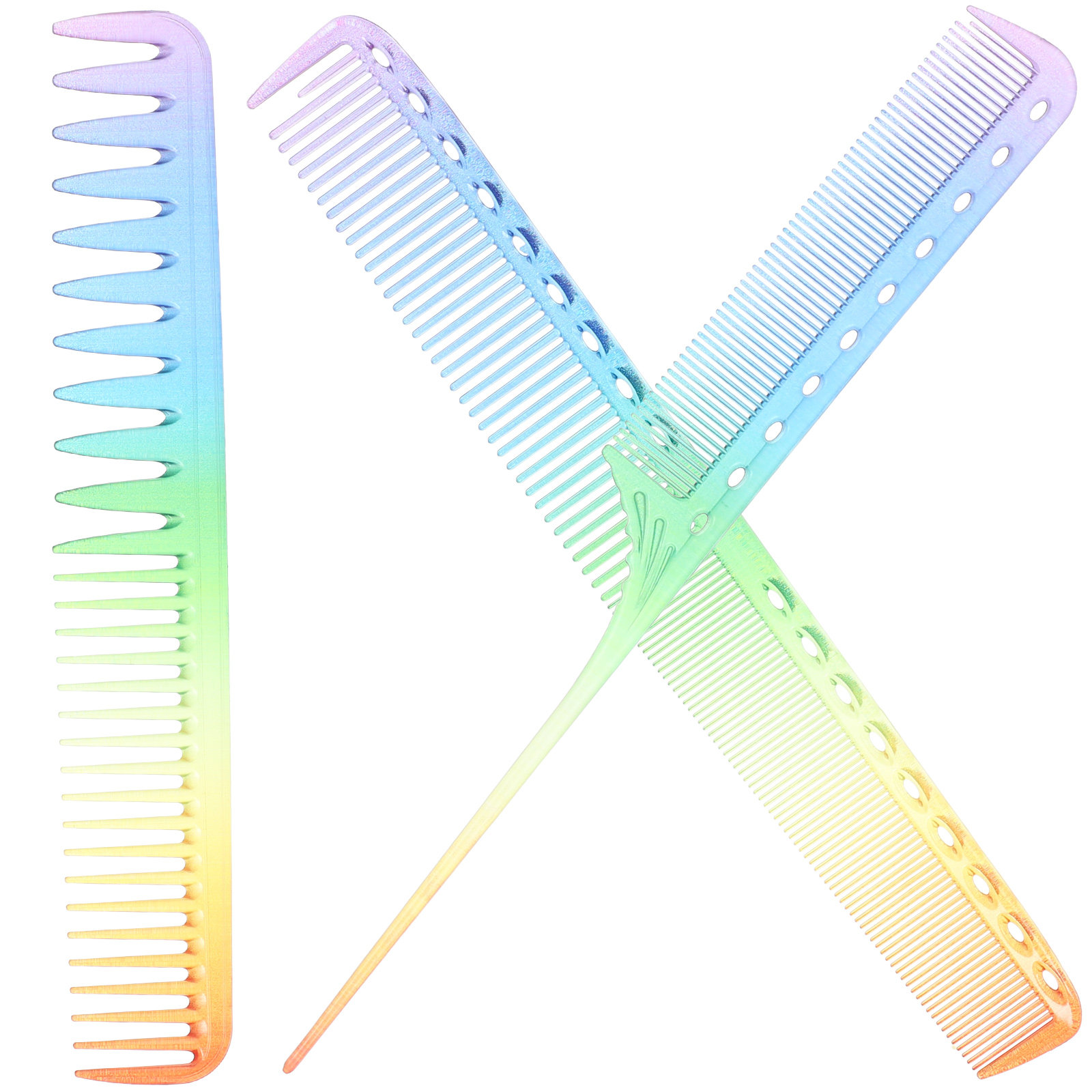 Hair Care Salon - 3Pcs Barber Comb Hairdressing Styling Comb