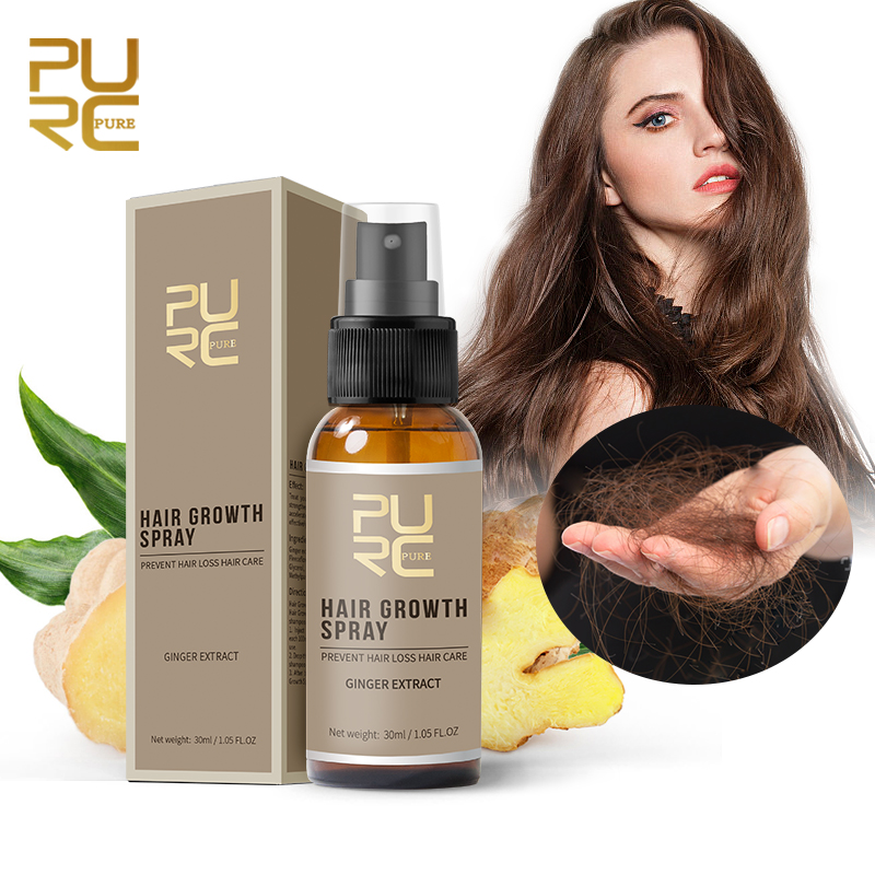 Hair Care Hair Serum - PURC Ginger Hair Spray Root Strengthening