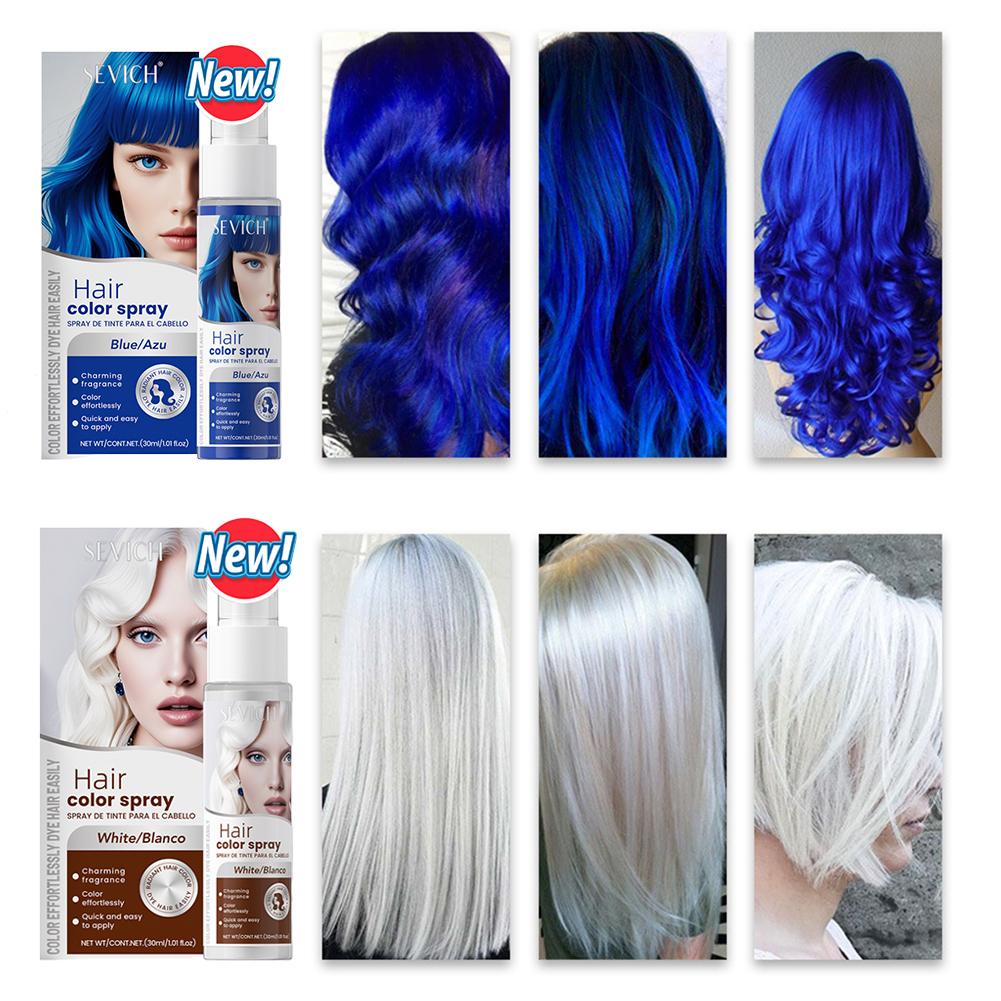 Purple Toning Shampoo - 8 Colors Hair Color Spray Disposable