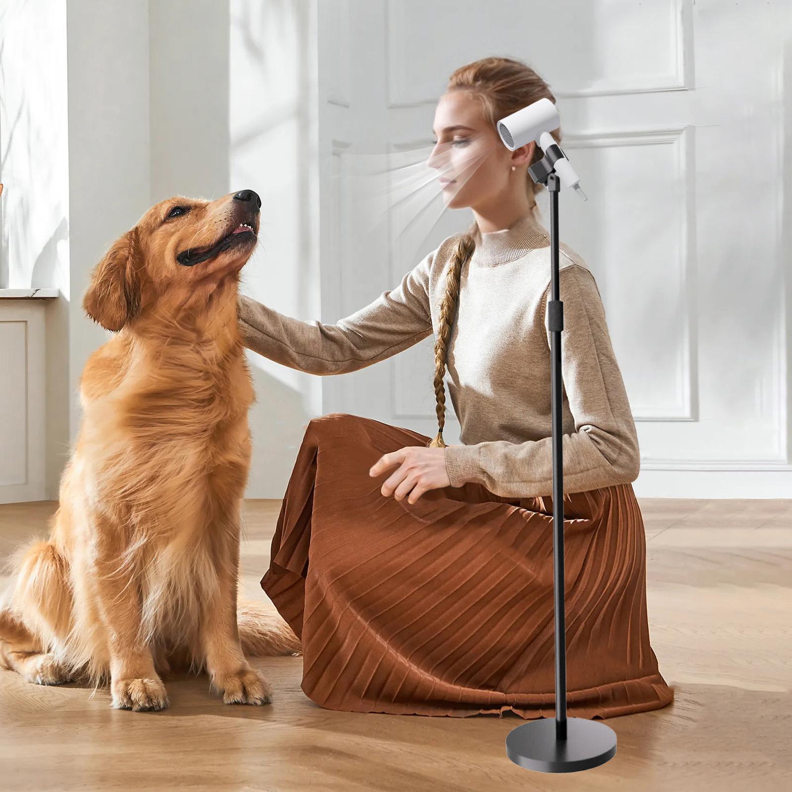 Hair Care Salon - Stylish Hair Dryer Holder Adjustable Metal