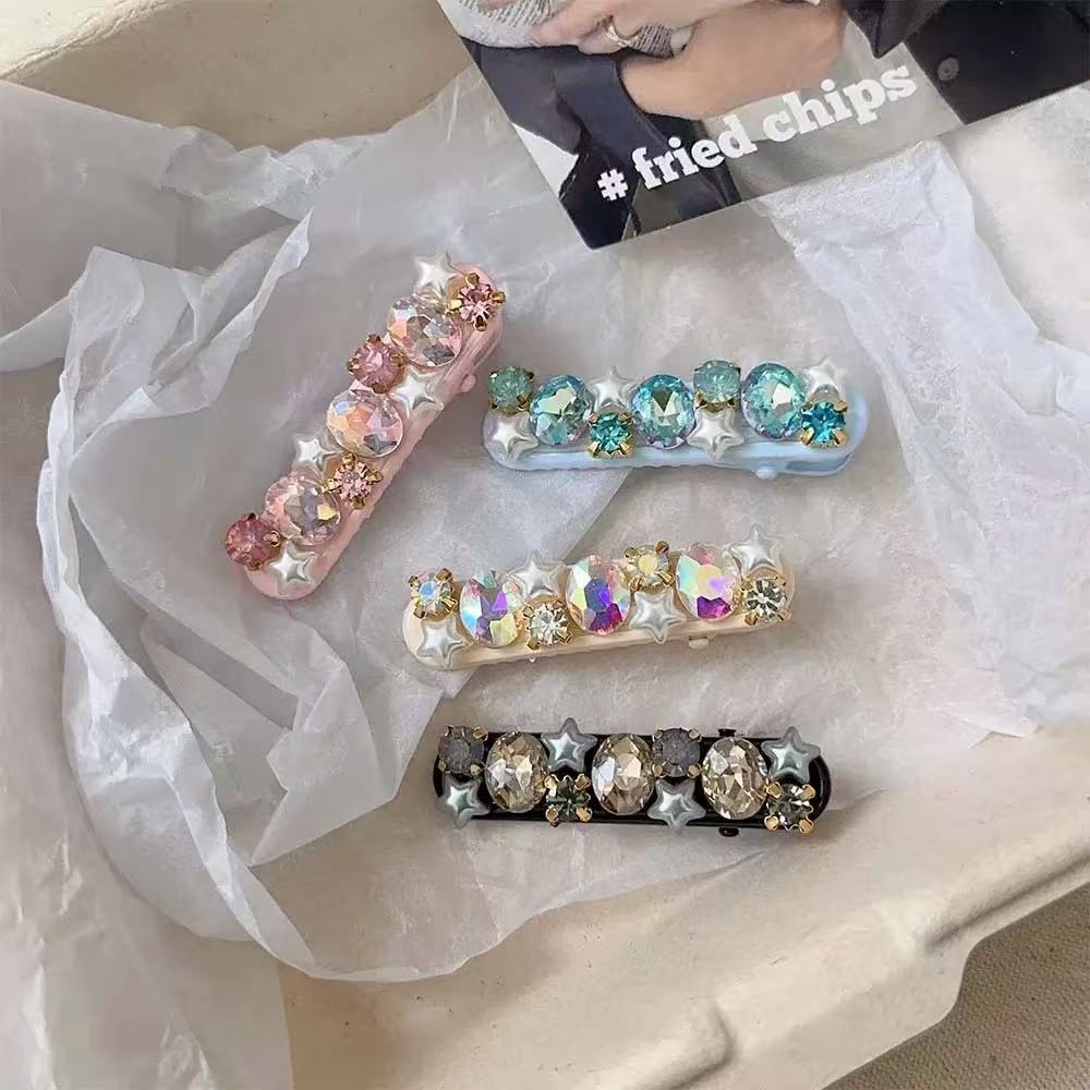 Hair Care Luxury Brands - Women's Barrette Korean Sparkling Rhinestone Sweet