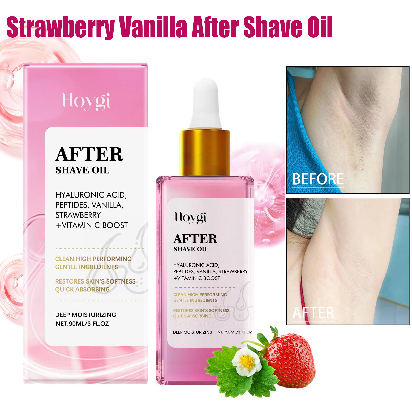 After Shave Oil Strawberry Sce - Hair Care Cream recension och pris