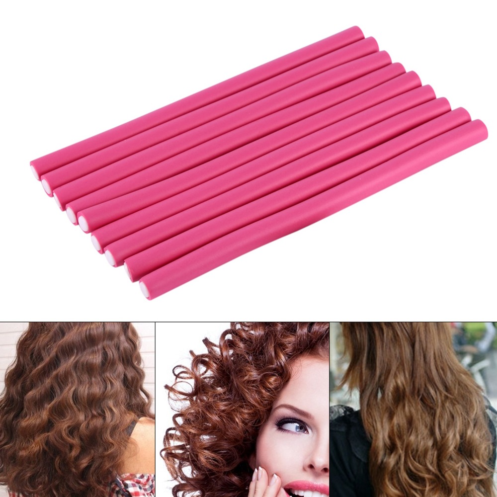 10Pcs/Set Soft Foam Soft Hair  - Hair Roller Set Flexi recension och pris