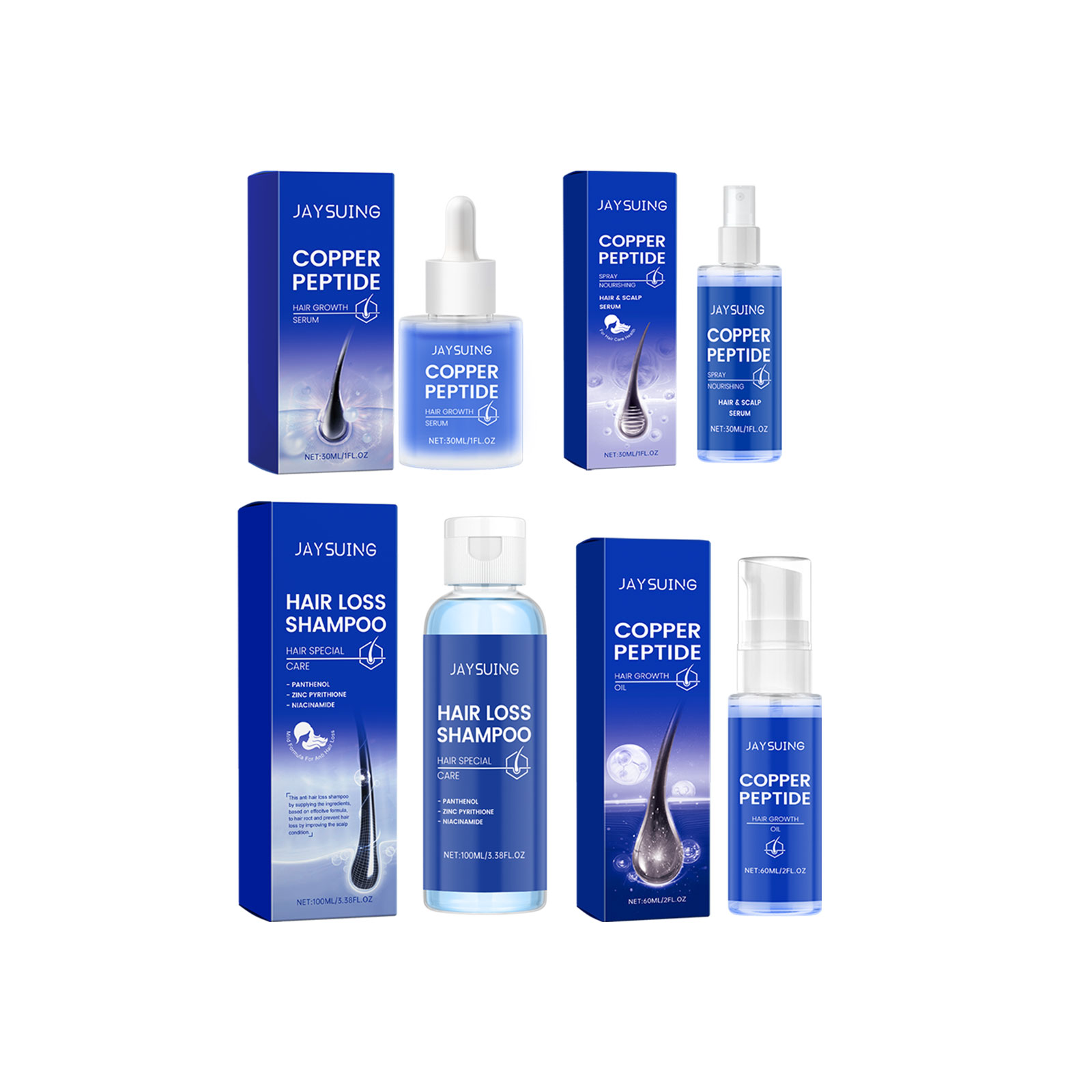 Copper Peptide Shampoo Hair Gr - Hair Care Hair Serum recension och pris