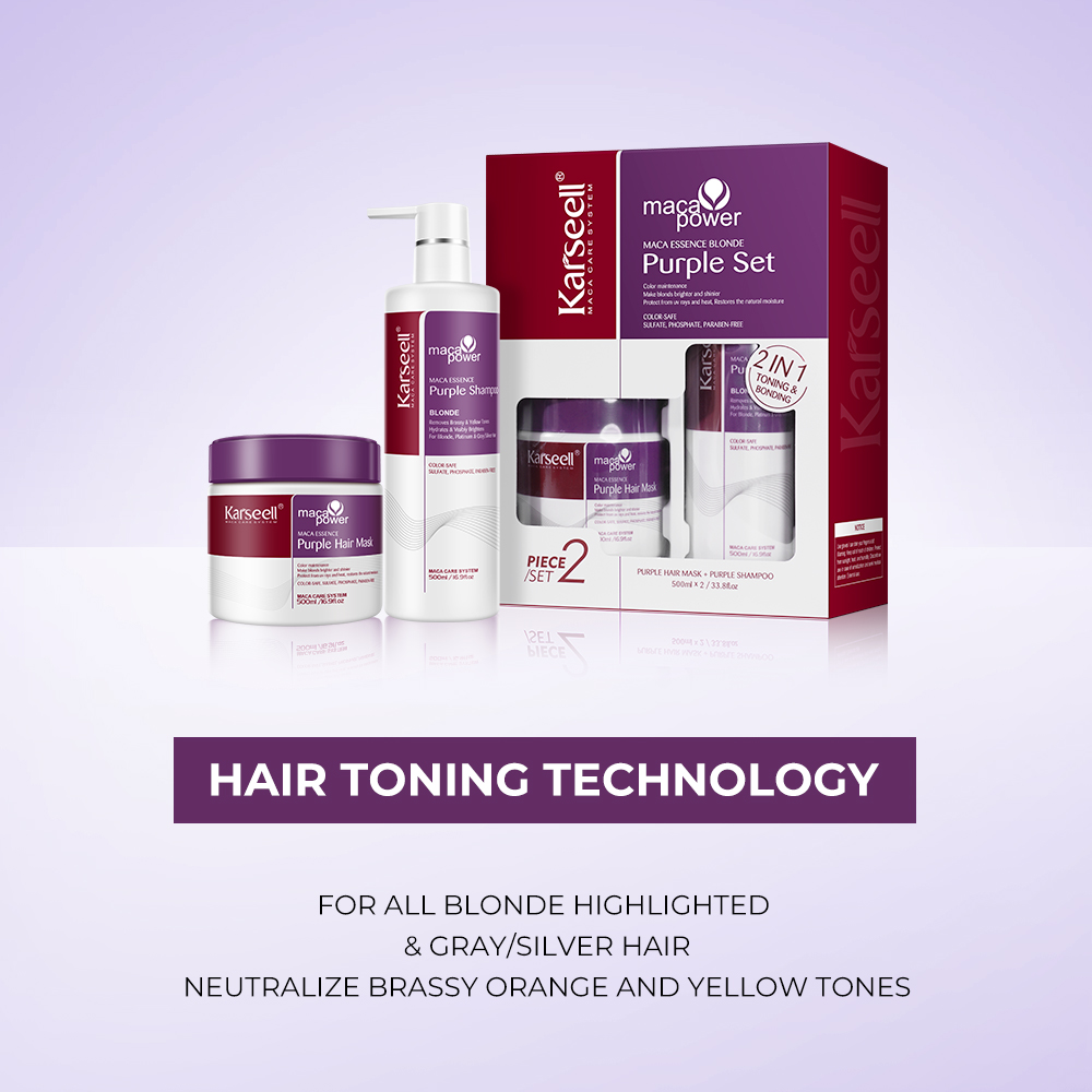 Karseell Purple Hair Mask Purp - Purple Toning Shampoo recension och pris