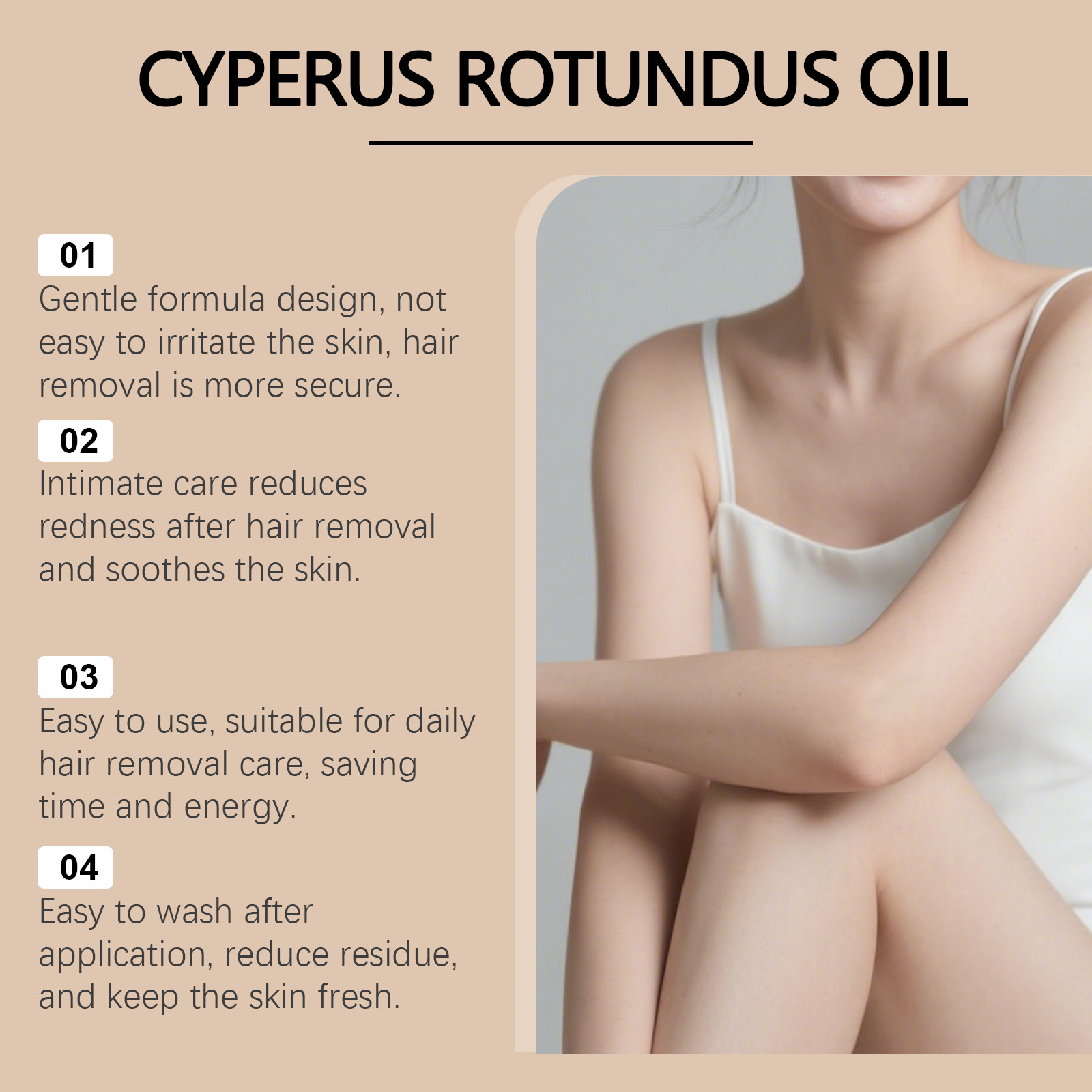 Cyperus Rotundus Oil for Hair  - Hair Care Cream recension och pris