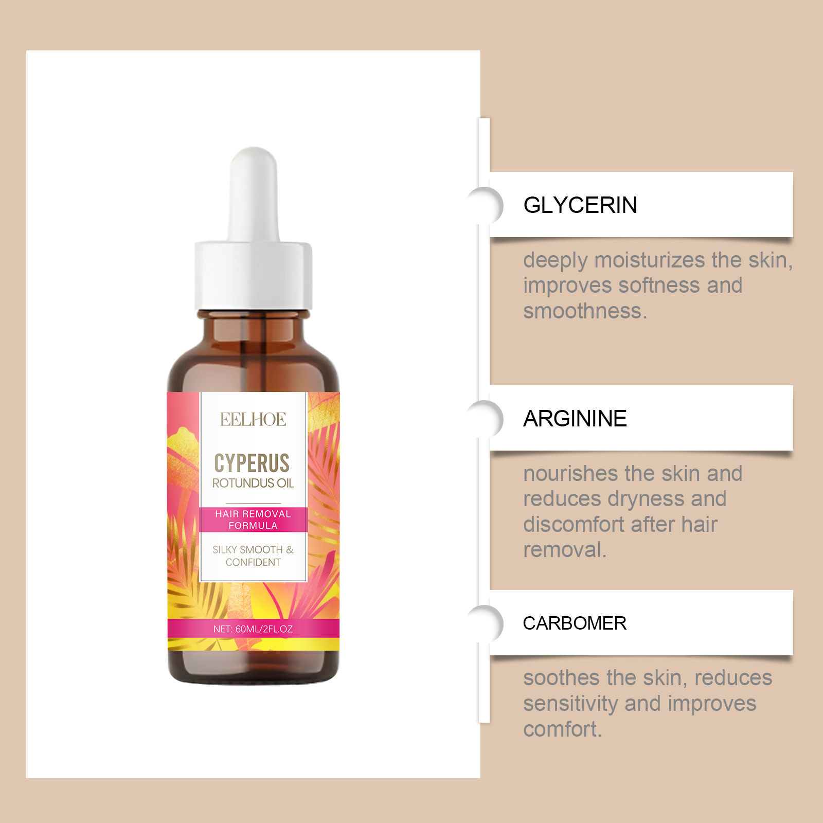 Cyperus Rotundus Oil for Hair  - Hair Care Cream recension och pris