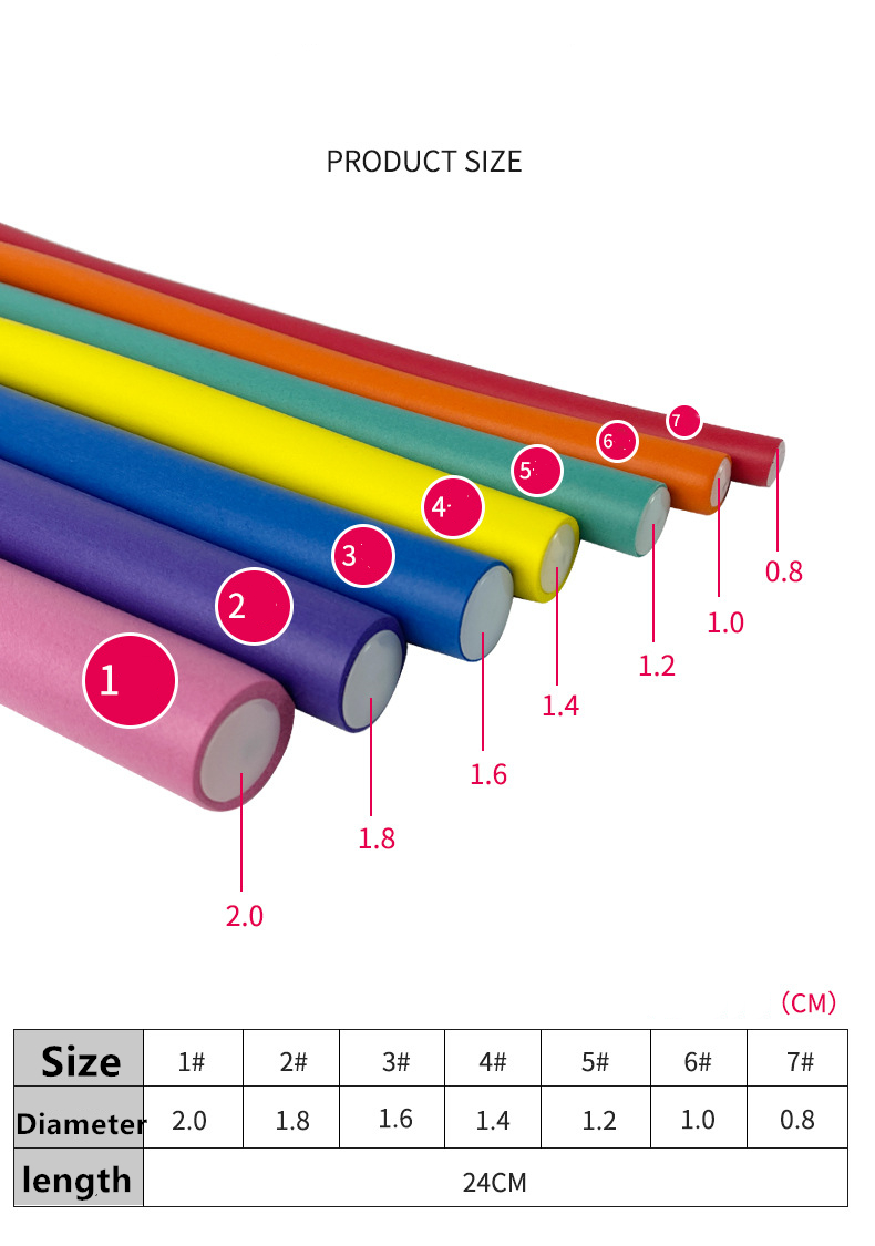 10pcs Flexible Curling Rods Ha - Hair Roller Set Flexi recension och pris