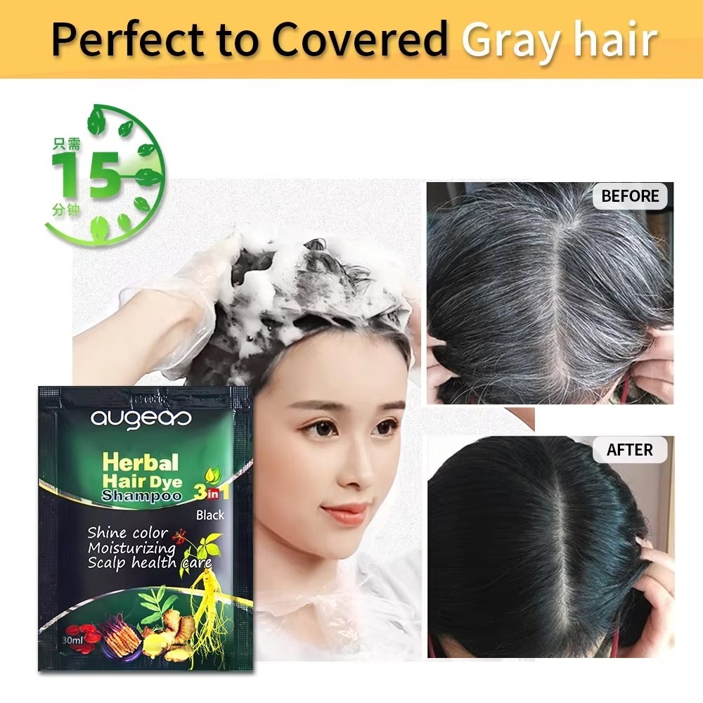 Herbal Natural Plant Hair Dye  - Purple Toning Shampoo recension och pris
