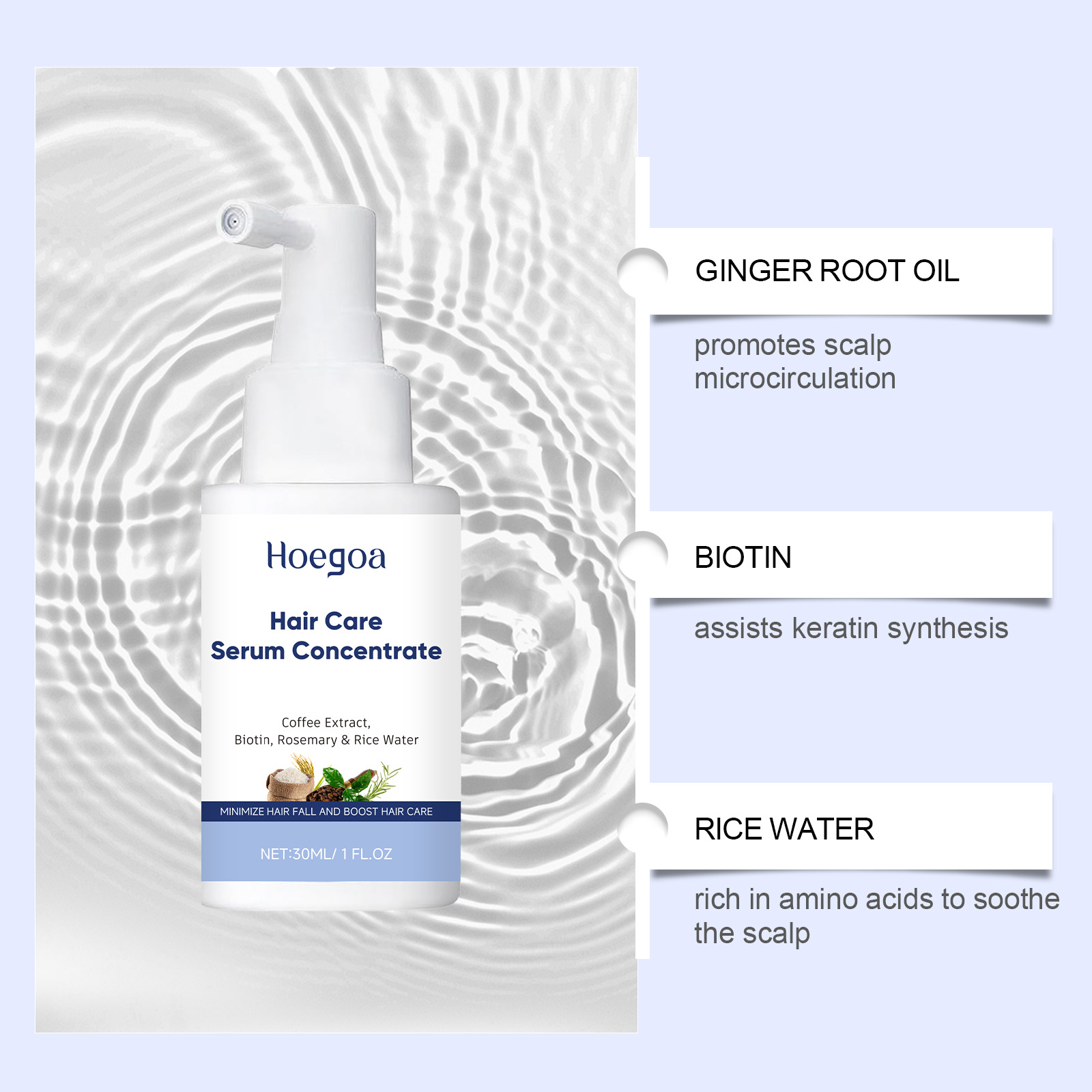 Hair Care Serum Caffeine Bioti - Hair Care With Rice Water recension och pris