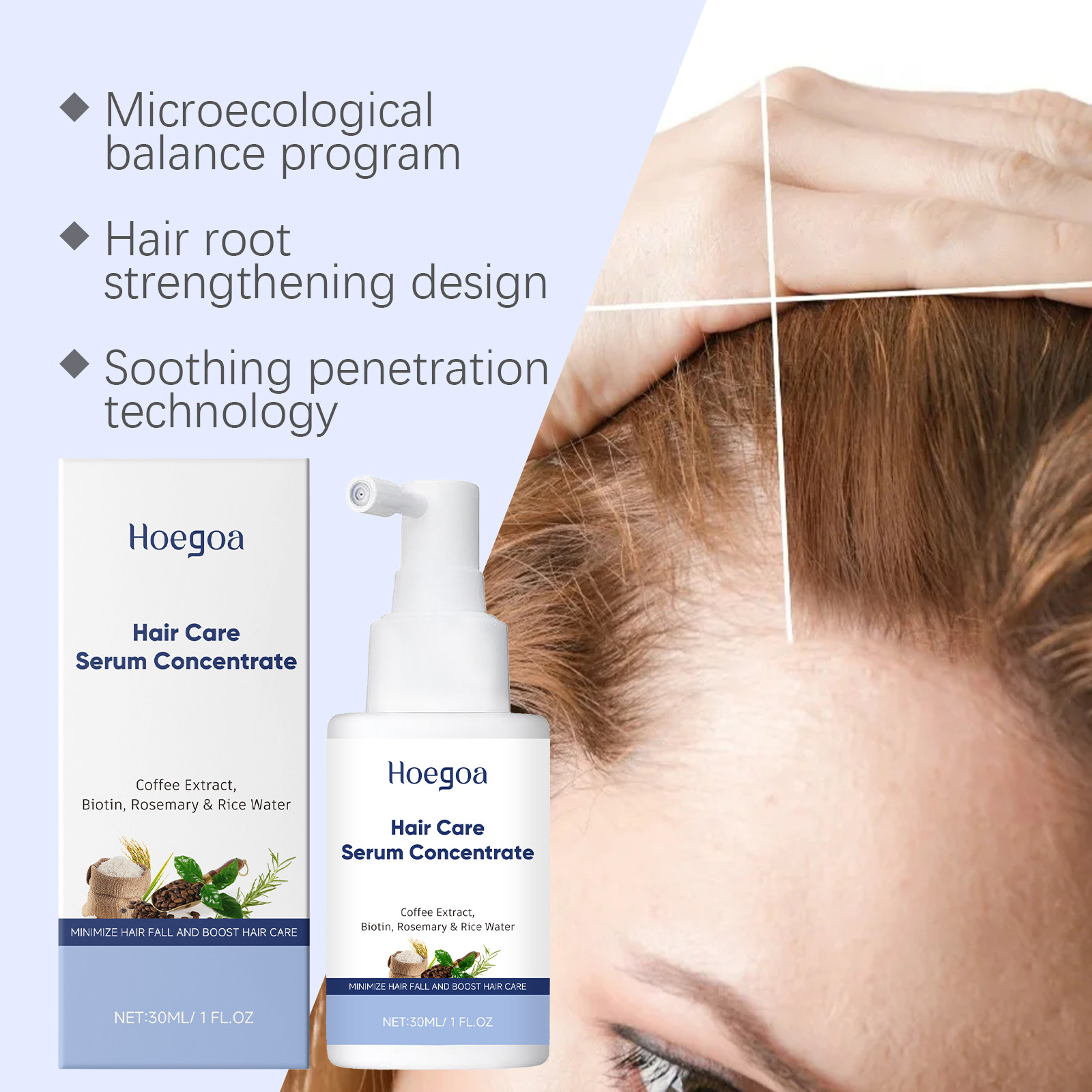 Hair Care Serum Caffeine Bioti - Hair Care With Rice Water recension och pris