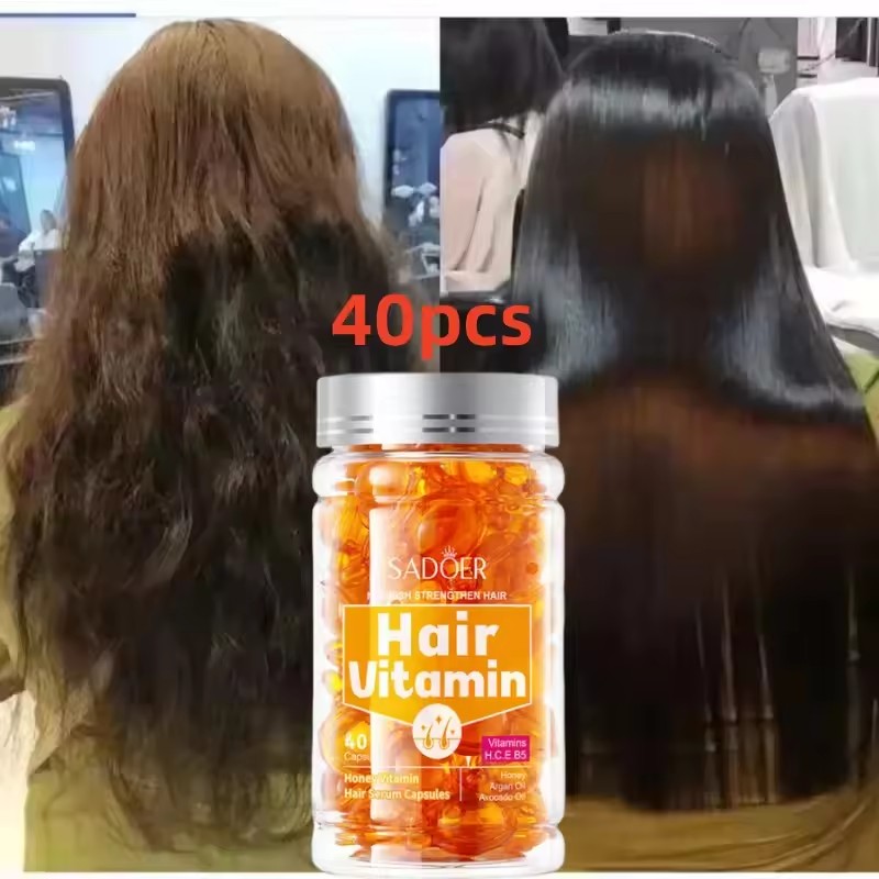 40Pcs Hair Vitamin Capsule Oil - Hair Care Vitamin E recension och pris