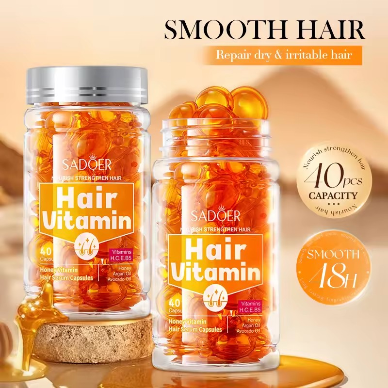 40Pcs Hair Vitamin Capsule Oil - Hair Care Vitamin E recension och pris