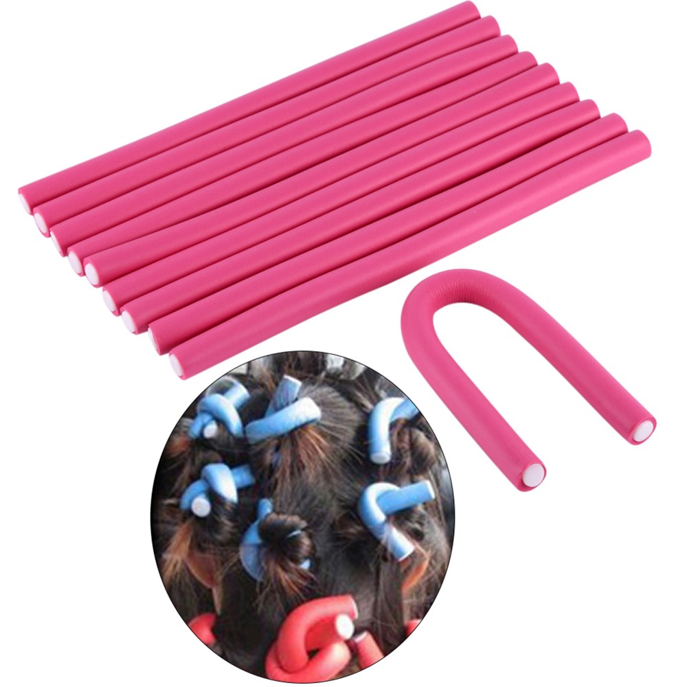 10Pcs/Set Soft Foam Soft Hair  - Hair Roller Set Flexi recension och pris