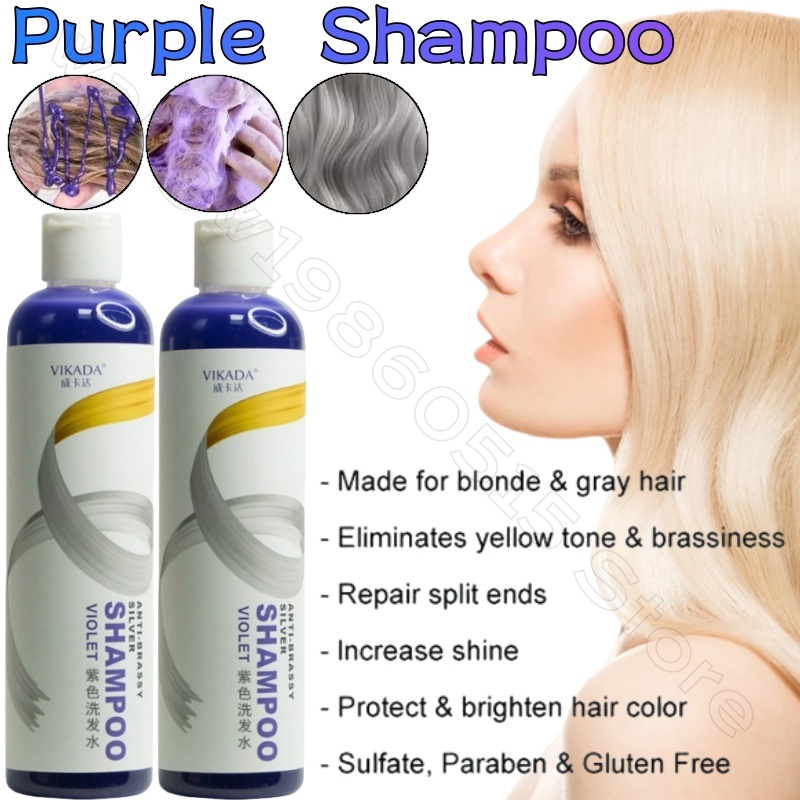 Purple Shampoo Blonde Platinum - Purple Toning Shampoo recension och pris