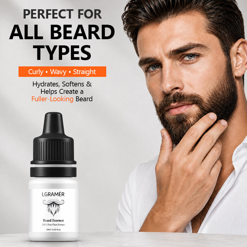 Men's Beard Growth Serum Nouri - Hair Care Hair Serum recension och pris