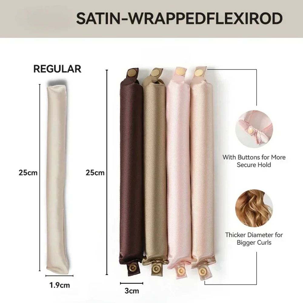 5pcs Heatless Curling Rod Set  - Hair Roller Set Flexi recension och pris