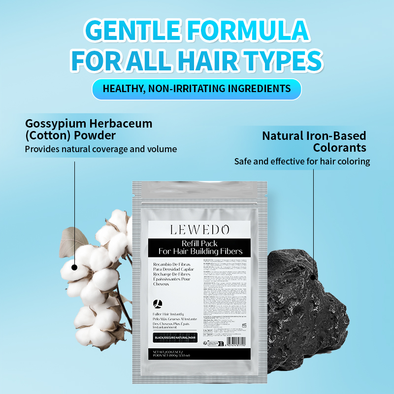 Hair Fibers Powder 100g Instan - Hair Care Keratin Treatment recension och pris