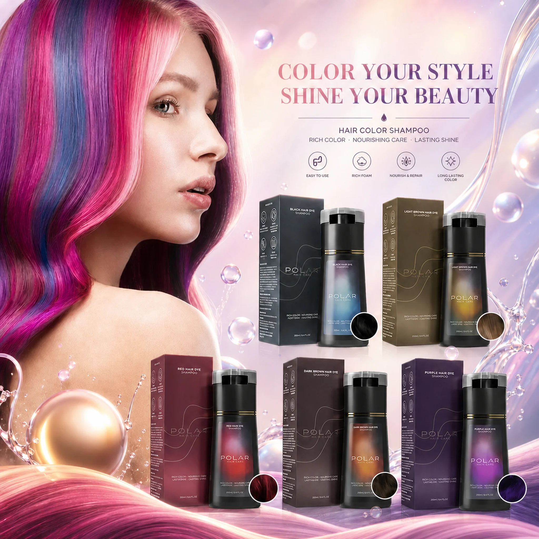 Shampoo De Tintura De Cabelo P - Purple Toning Shampoo recension och pris