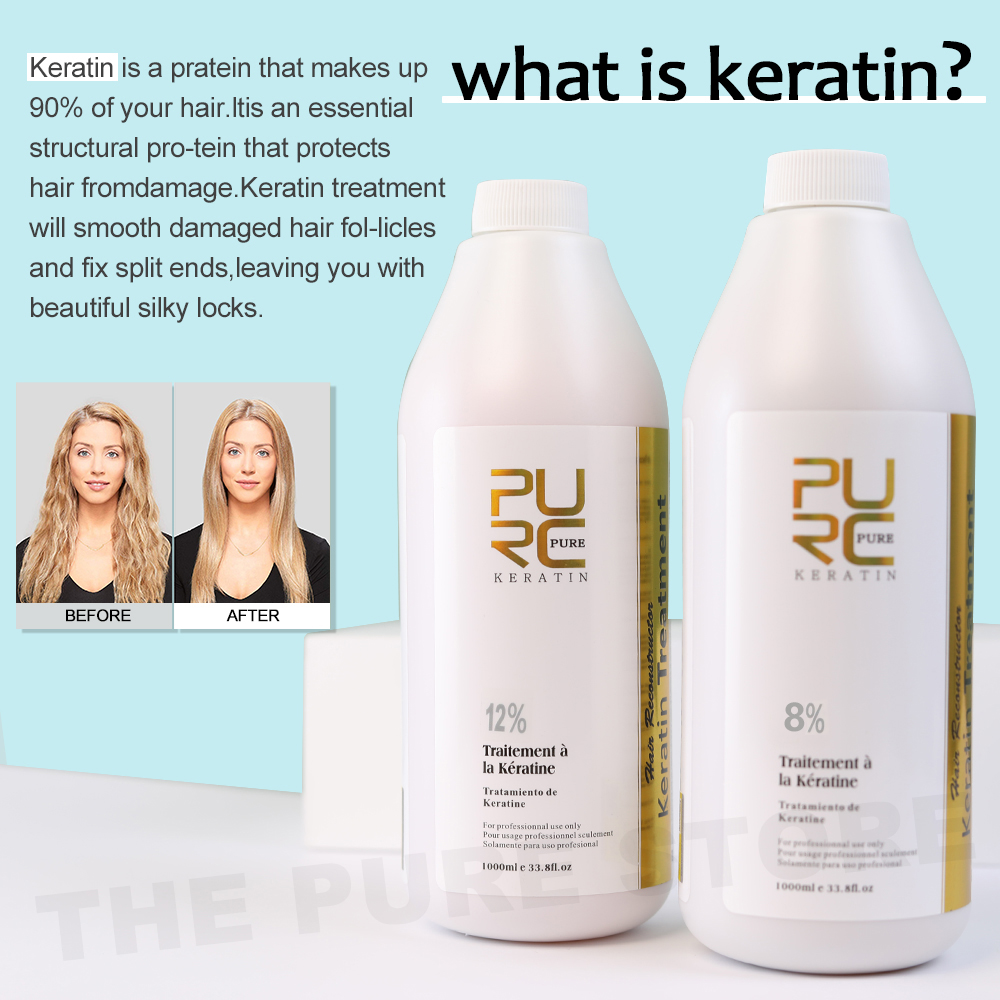 PURC 12% Keratin Smoothing Hai - Hair Care Keratin Treatment recension och pris