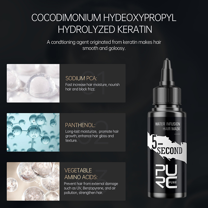 PURC Hair Treatment 5 Seconds  - Hair Care Keratin Treatment recension och pris