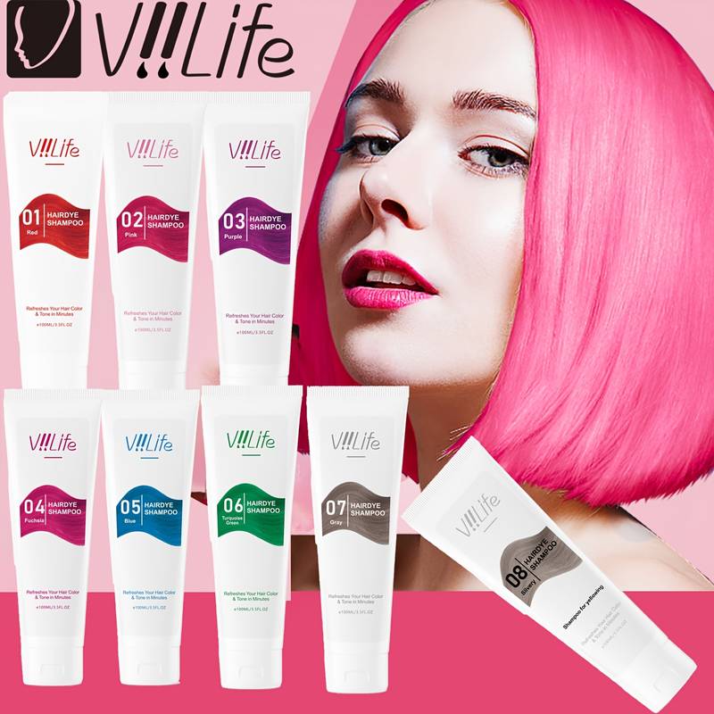 Unisex Hair Dye Permanent Styl - Purple Toning Shampoo recension och pris