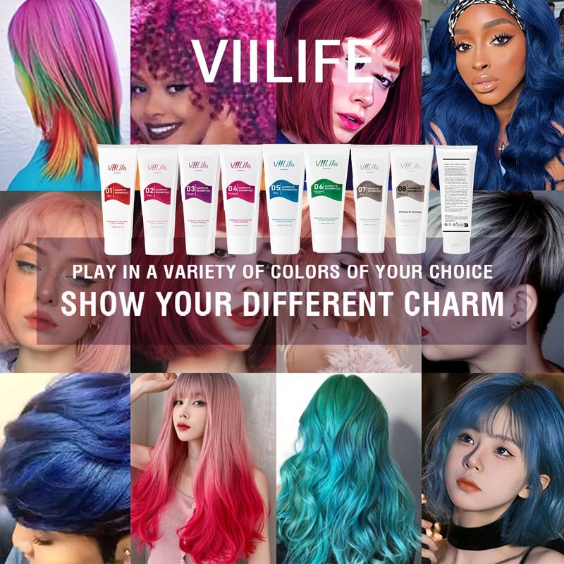 Unisex Hair Dye Permanent Styl - Purple Toning Shampoo recension och pris