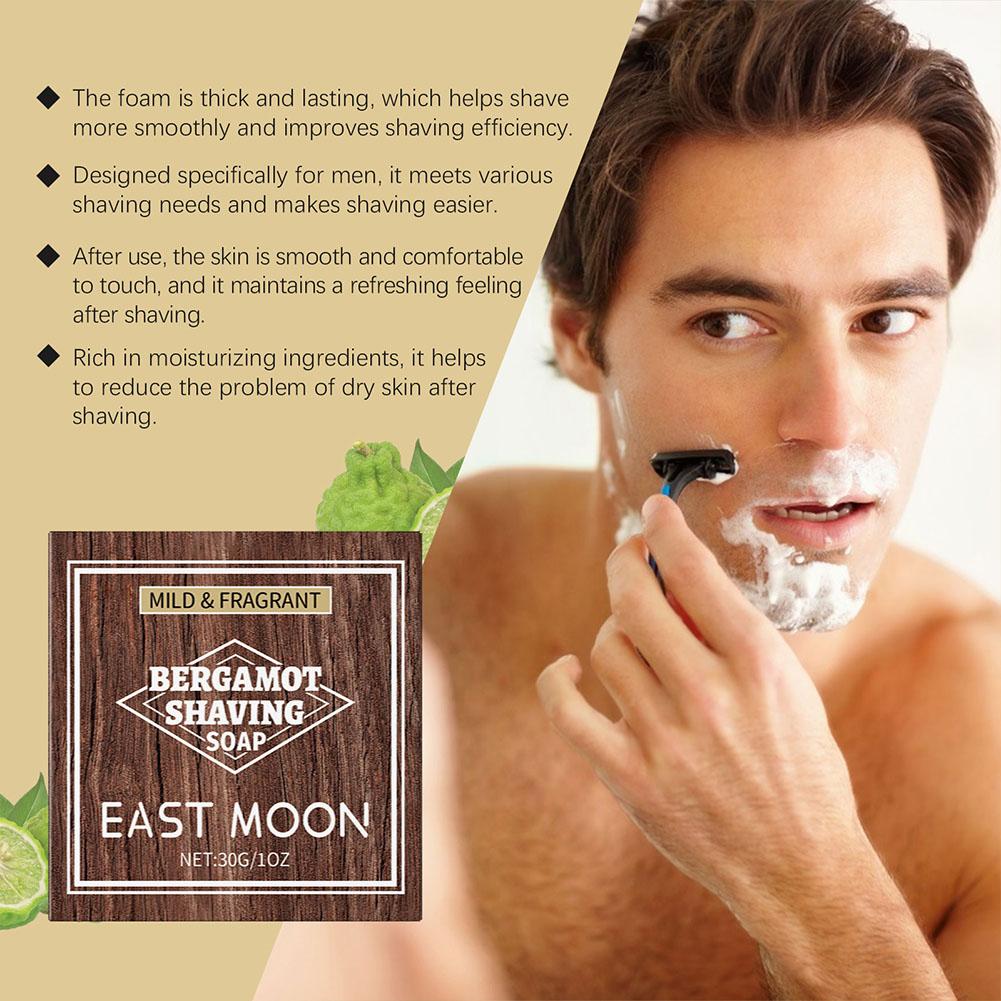 Bergamot Shaving Soap for Men  - Hair Care Cream recension och pris