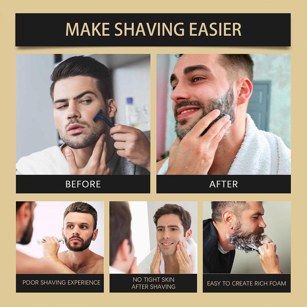 Bergamot Shaving Soap for Men  - Hair Care Cream recension och pris