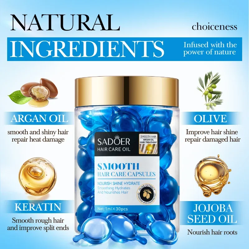 Magic Hair Vitamin Capsule Ker - Hair Care Keratin Treatment recension och pris