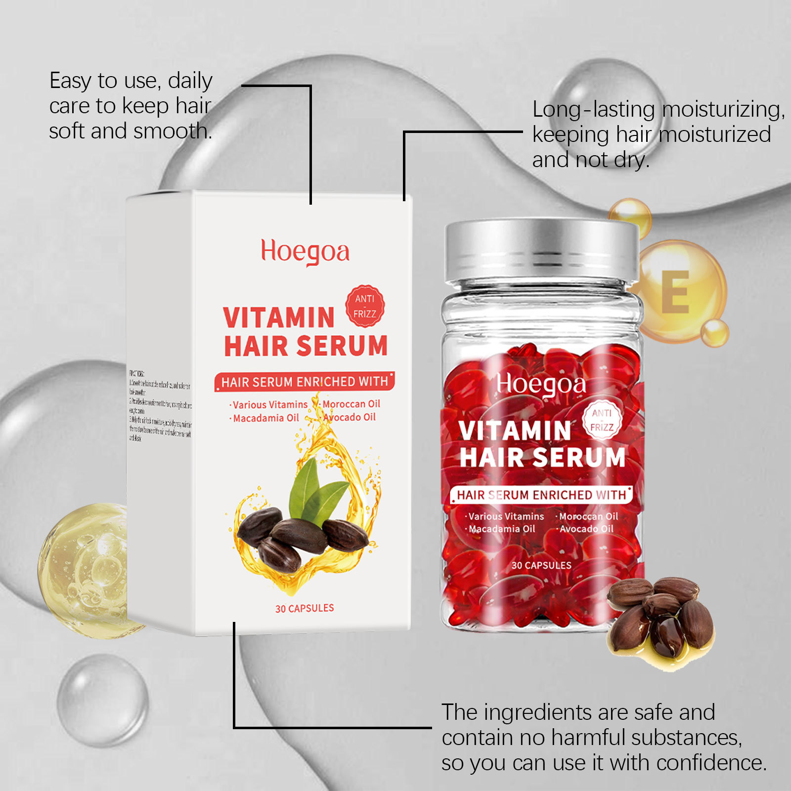 Vitamin Hair Care Serum Capsul - Hair Care Hair Serum recension och pris