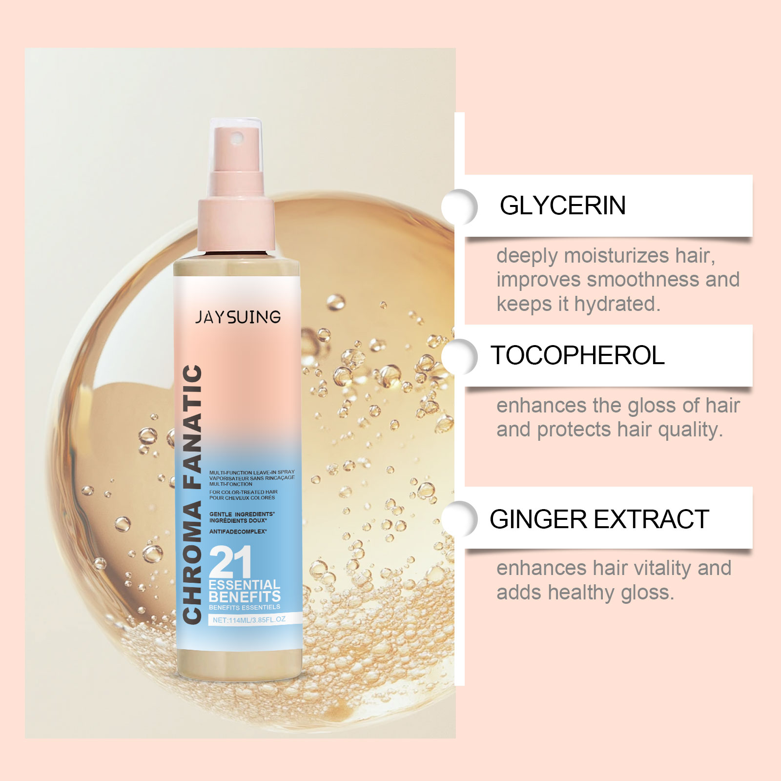 Hair Care Spray Moisturizing F - Hair Care Vitamin E recension och pris