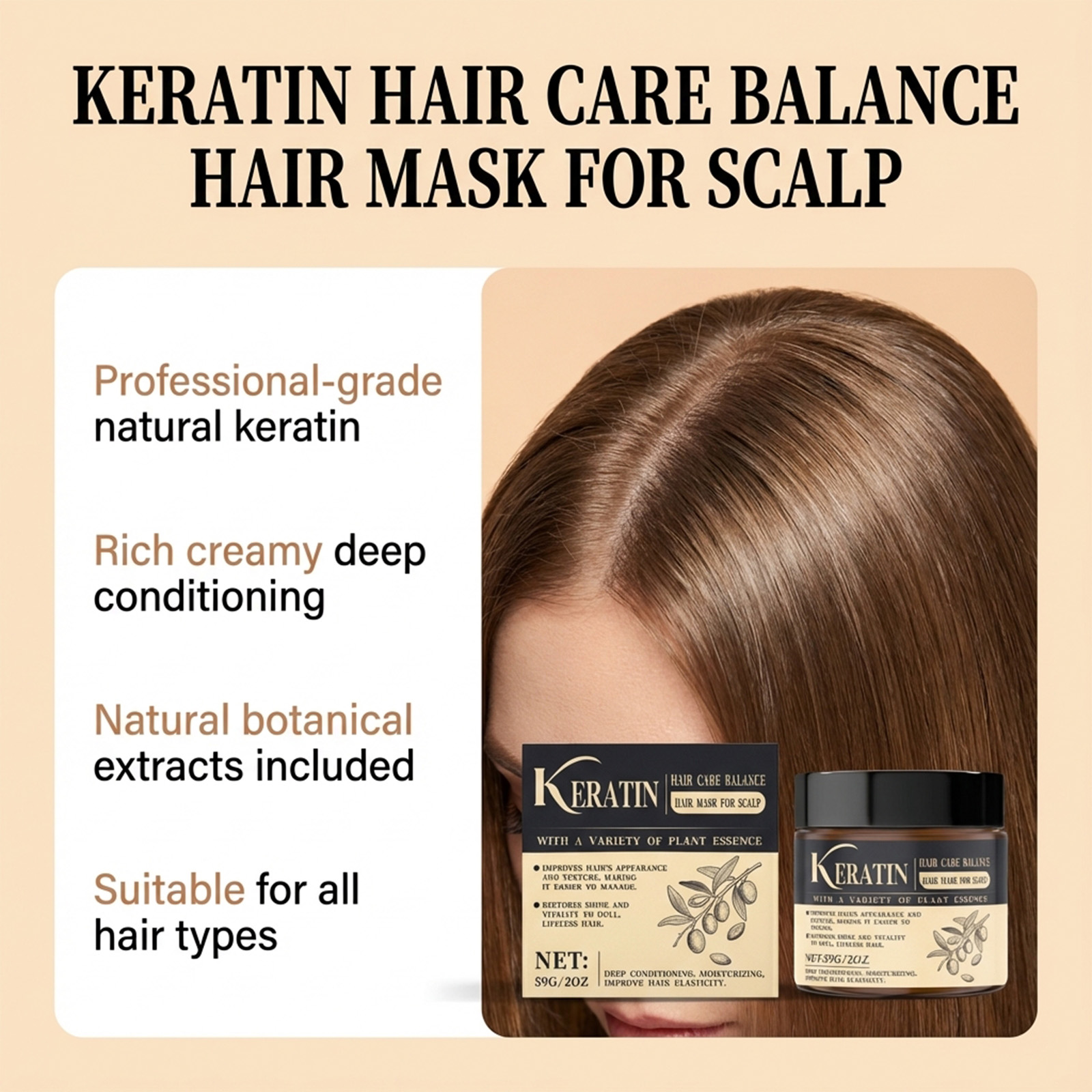 Magic Keratin Hair Mask For Da - Hair Care Keratin Treatment recension och pris